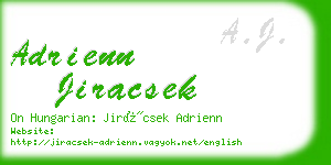 adrienn jiracsek business card